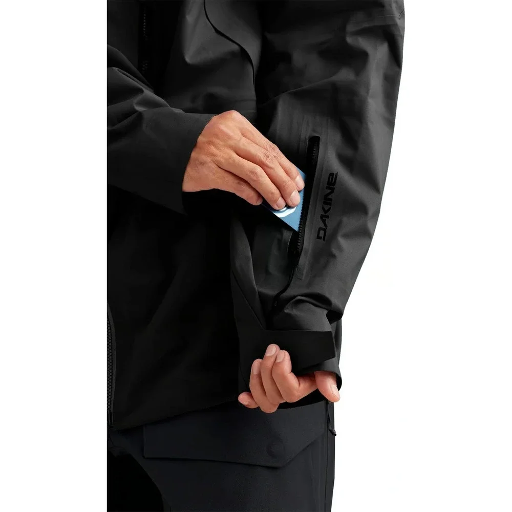 LARGE Men's Dakine Sender Stretch 3L 20K/20K Waterproof Recco Ski Jacket Black